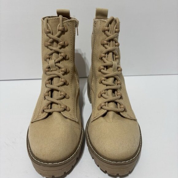 Universal Thread Women’s Parker Tan Combat Boots, Size 9 M - Picture 3 of 6